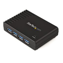 Startech 4-portos USB3.0 HUB Black