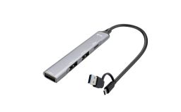 I-TEC 4-portos USB2.0 HUB Grey