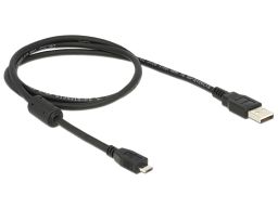 DeLock Cable USB2.0 -A male to USB- micro A male 1m
