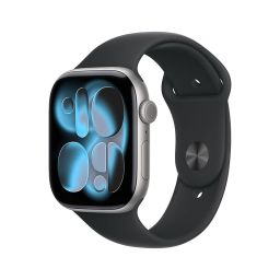 Apple Watch S11 GPS 42mm Space Grey Aluminium Case with Black Sport Band - S/M