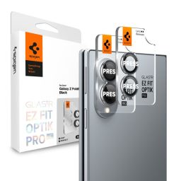 Spigen Glass tR EZ Fit Optik Pro HD for Samsung Galaxy Z Fold8 2 Pack Black