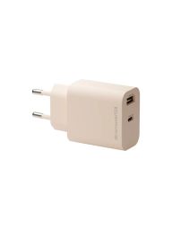 dbramante1928 re-charge EU Wall Charger USB-C 20W+USB-A 18W Beige