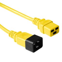 ACT Powercord C19 - C20 1,8m Yellow