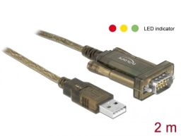 DeLock USB 2.0 Type-A > 1 x Serial DB9 RS-232 Adapter