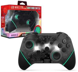 Armor3 NuChamp Nintendo Switch Fekete LED vezeték nélküli kontroller