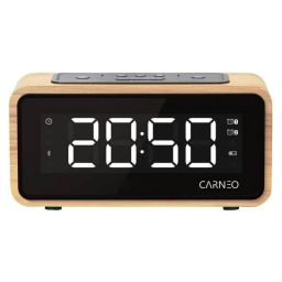 Carneo CF90 Radio Alarm Clock Wood/Black