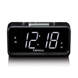 Lenco CR-28BK Clock Radio Black