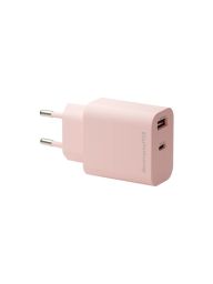 dbramante1928 re-charge EU Wall Charger USB-C 20W+USB-A 18W Pink