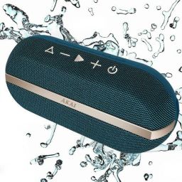 Akai 1.0 Waterproof Portable Bluetooth Speaker 22W Black