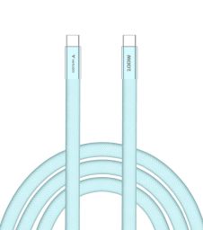 Verbatim Sync & Charge SoftTouch USB-C to USB-C 100W cable 1,2m Blue