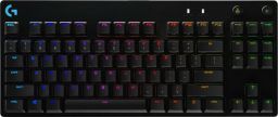 LOGITECH Billentyűzet - G Pro Lightspeed RGB Mechanikus Gaming Vezetékes TKL HUN, Fekete (Gravírozott)