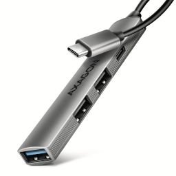 AXAGON HUE-STC ALU STRIP USB-C 4 port hub