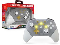 Armor3 NuChamp Nintendo Switch Átlátszó LED vezeték nélküli kontroller