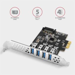 AXAGON PCEU-43RS PCIe 4x SuperSpeed USB
