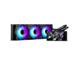 PHANTEKS Glacier One 360M25Gen2-LCD DRGB AiO CPU hűtő - 360 mm, fekete
