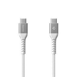 Spigen Essential USB-C to USB-C 100W Fabric Cable 1m White