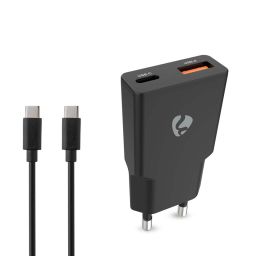 Nedis Wall Charger 30W PD 3.0 with 1,5m USB-C cable Black