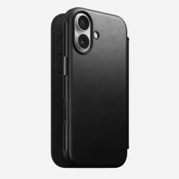 Nomad Modern Leather Folio for iPhone 17 Black
