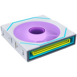 Ventilátor Lian Li UNI FAN SL-INF Vezeték Nélküli  ARGB, PWM - 120mm, Fehér