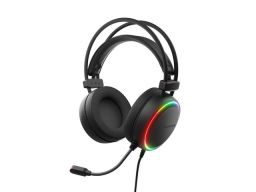 Genesis Neon 613 G2 Gamer Fejhallgató mikrofonnal, RGB megvilágítással USB - fekete