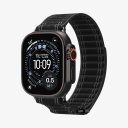 Spigen Fabric Band (hook-and-loop) for Apple Watch 49mm/46mm/45mm/44mm Black