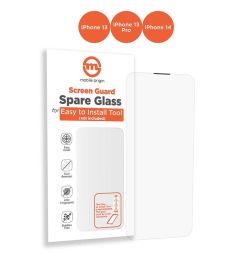 Mobile Origin Orange Screen Guard Spare Glass iPhone 14/13 Pro/13/16e