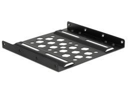 DeLock Aluminium installation frame 2,5″ to 3,5″ Black