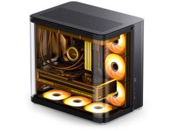 Számítógépház Jonsbo TK-2 2.0 ATX, edzett üveg, fekete