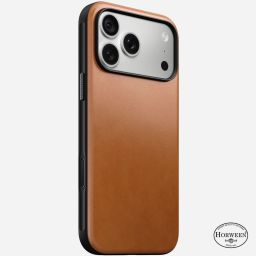 Nomad Modern Leather Case (Horween) for iPhone 18 Pro Max/17 Pro Max Saddle