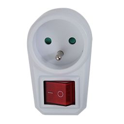 Esperanza ELK301W electrical socket splitter with switch White