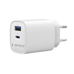Gembird 2-Port 30W USB Fast Charger White