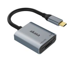 Akasa AK-CR-10BK USB 3.2 Type-C Dual Card Reader