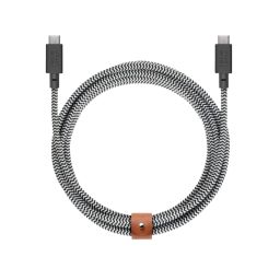 Native Union Belt XL USB-C to USB-C cable 3m Zebra