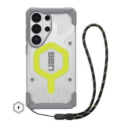 UAG Pathfinder Clear case for Samsung Galaxy S26 Ultra Active Neon Lanyard