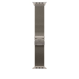 Apple Watch 49mm Loop: Medium Natural Titanium Milanese Loop