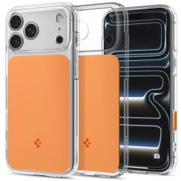 Spigen Ultra Hybrid T MagSafe case for iPhone 18 Pro Max/17 Pro Max Glossy Orange