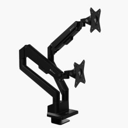 Arozzi Alzare Neo Duo Gas Spring Monitor Arm Black
