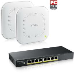 ZYXEL Nebula Starter Kit (1db GS1915-8EP Switch + 2db NWA90AX Access Point)