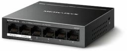 MERCUSYS Switch 6x100Mbps(4xPOE+), Fémházas Asztali, MS106LP