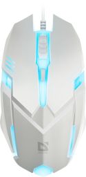Defender Cyber MB-560L RGB Gaming Mouse White