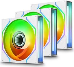 Thermaltake SWAFAN 140 EX INFINITY ARGB Sync PC Cooling Fan Snow (3-Fan Pack)