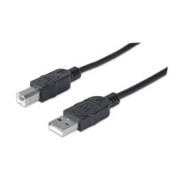 Manhattan USB 2.0 Type-A to Type-B Cable 3m Black