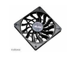 Ventilátor Akasa Slimline PWM 8cm Fekete