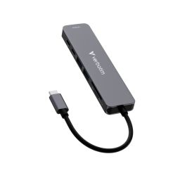 Verbatim Essentials USB-C Docking Station Grey