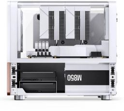 Számítógépház Jonsbo V12, Mini-Tower, Micro-ATX - fehér