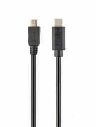 Gembird CCP-USB2-MBMCM-1M USB TYPE-C -> micro USB 2.0 BM cable 1m Black