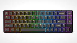 BIL AVAX GM01 PRO 65% RGB tri-mode mechanikus billentyűzet Gateron sárga switch, magyar kiosztás