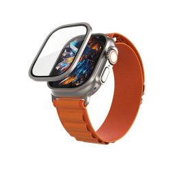 FIXED Prémium edzett üveg Apple Watch Ultra 49mm készülékhez, titán