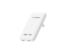 Verbatim Verbatim Slim GaN Charger 2 Port 65W (EU/UK/US) White