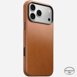 Nomad Traditional Leather Case (Horween) case for iPhone 18 Pro Max/17 Pro Max Saddle